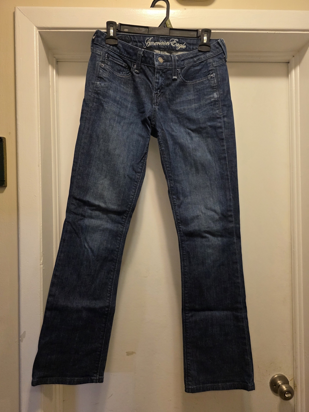 American Eagle Outfitters Women's Dark Blue Bootcut Jeans